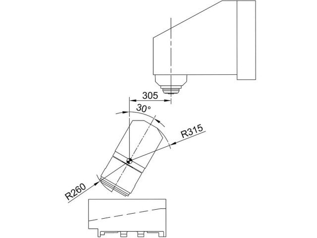 MVX255 5-Axis machining center/5-Face Machining Center Large work range