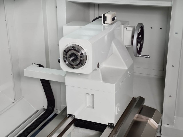 TC Series flat bed cnc lathe Manual tailstock, quill motorized