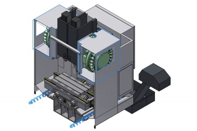 NV430T Multi-Spindle Machining Center Reliable and precision spindle