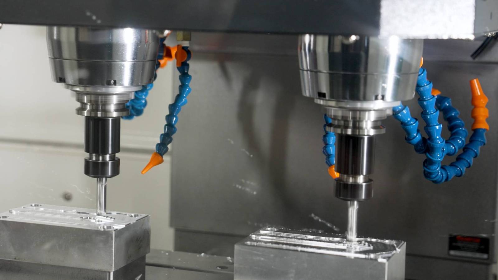 Dual Spindle CNC Machining Process - Twin Spindle Vertical Machining Centers