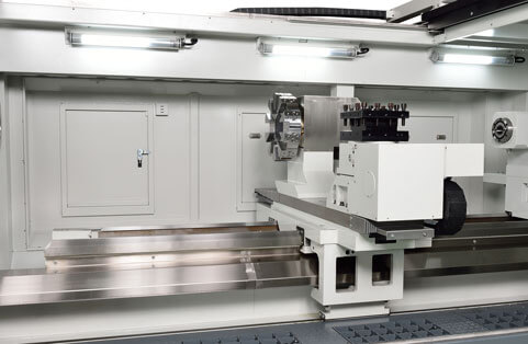 TC Series flat bed cnc lathe Wide Carriage and Saddle