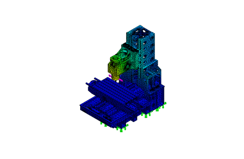 CNC Vertical Machining Center Robust Machine Structure